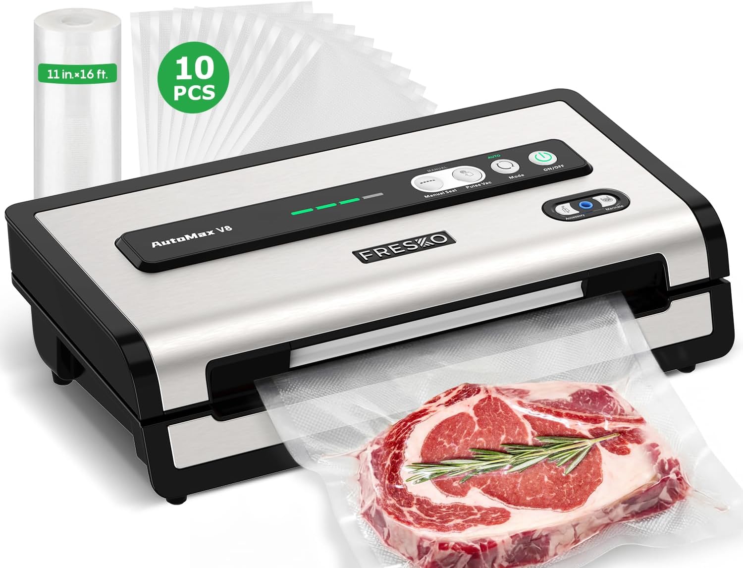 Meal Prep Food - Automatic Vacuum Sealer for Food -