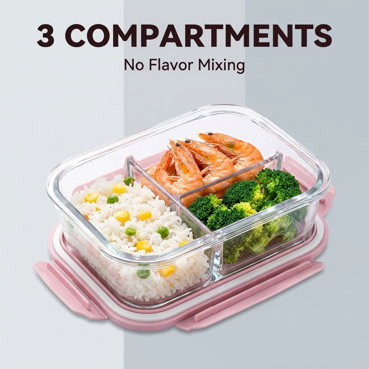 Cute Pink Glass Meal Prep Cont - Meal Prep Healthy Lunch 리뷰 및 가격