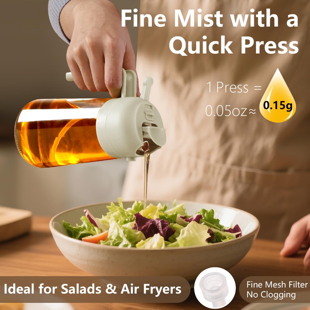 2 In 1 Oil Dispenser/Pour Bott - Herb Keeper Bottle 리뷰 및 가격