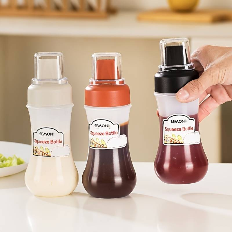 3pcs Squeeze Sauce Bottle Leak - Herb Keeper Bottle 리뷰 및 가격