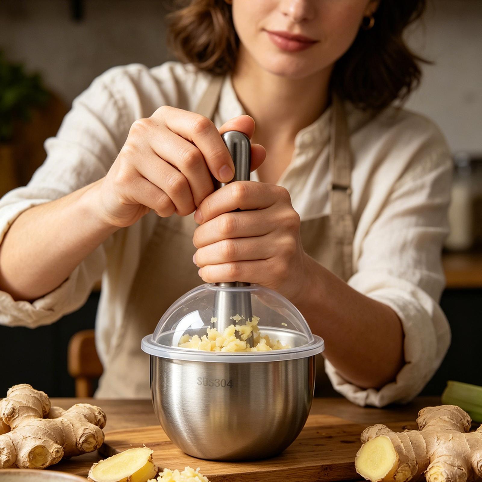 Stainless Steel Garlic Press M - Meal Prep Manual 리뷰 및 가격