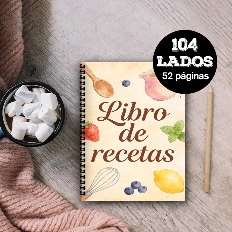 A5 Paper Spanish Recipe Book,  - Meal Prep Recipes Healthy 리뷰 및 가격