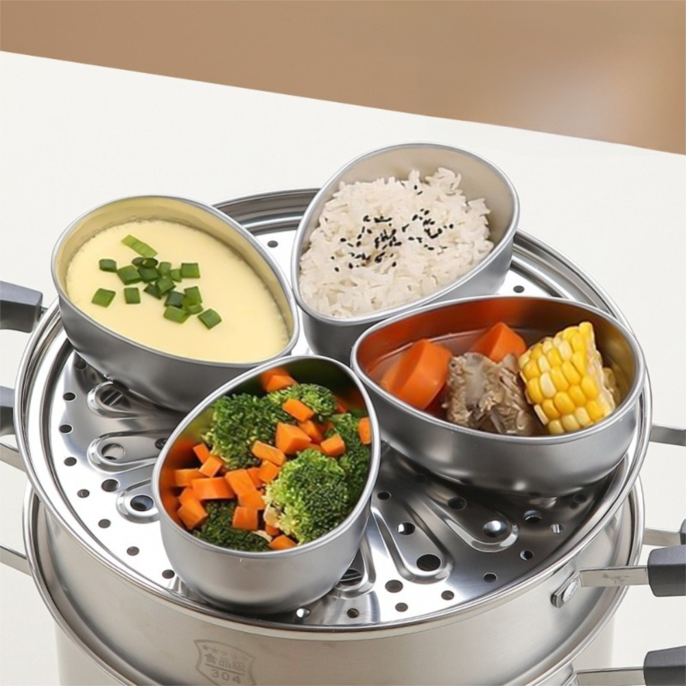 3pcs Creative Stainless Steel  - Meal Prep Egg 리뷰 및 가격