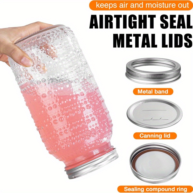 3pcs Mason Jars 64oz with Lids - Meal Prep Meal Ideas 리뷰 및 가격