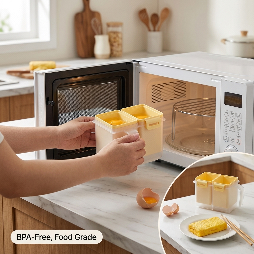 Food Grade PP Microwave Egg Mo - Meal Prep Egg 리뷰 및 가격