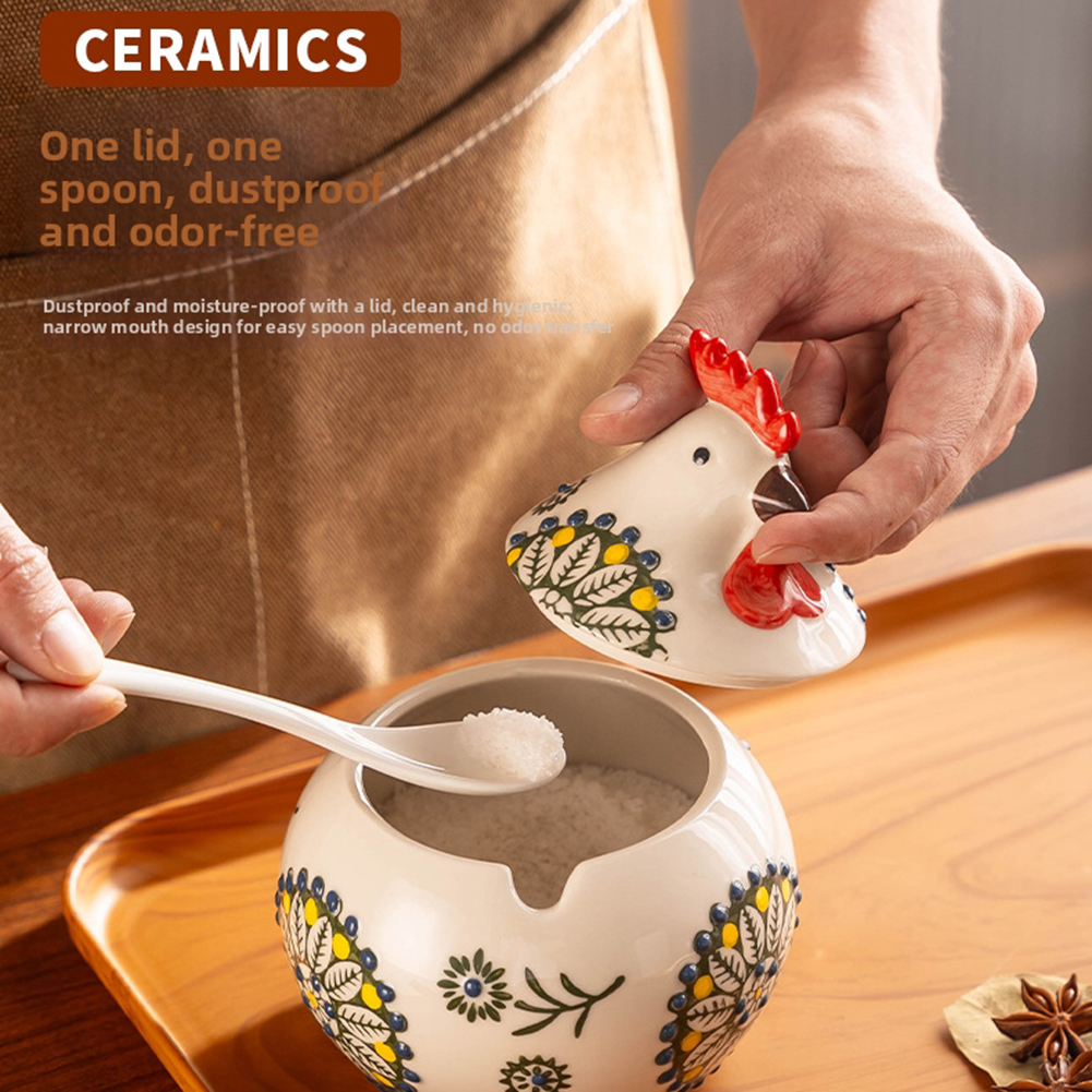Cute Chicken Seasoning Jar Wit - Herb Keeper Bottle 리뷰 및 가격