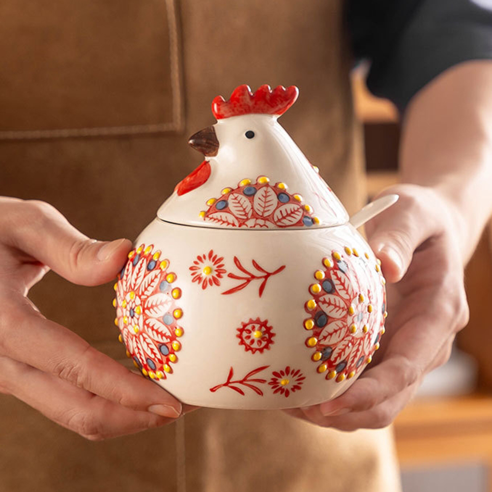 Cute Chicken Seasoning Jar Wit - Herb Keeper Bottle 리뷰 및 가격
