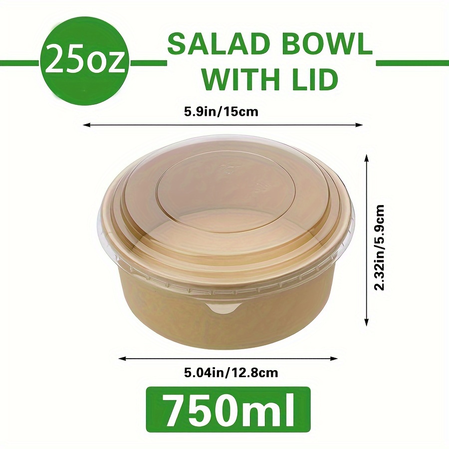 25Oz/750Ml 25/50 Pack Paper Bo - Meal Prep Food 리뷰 및 가격
