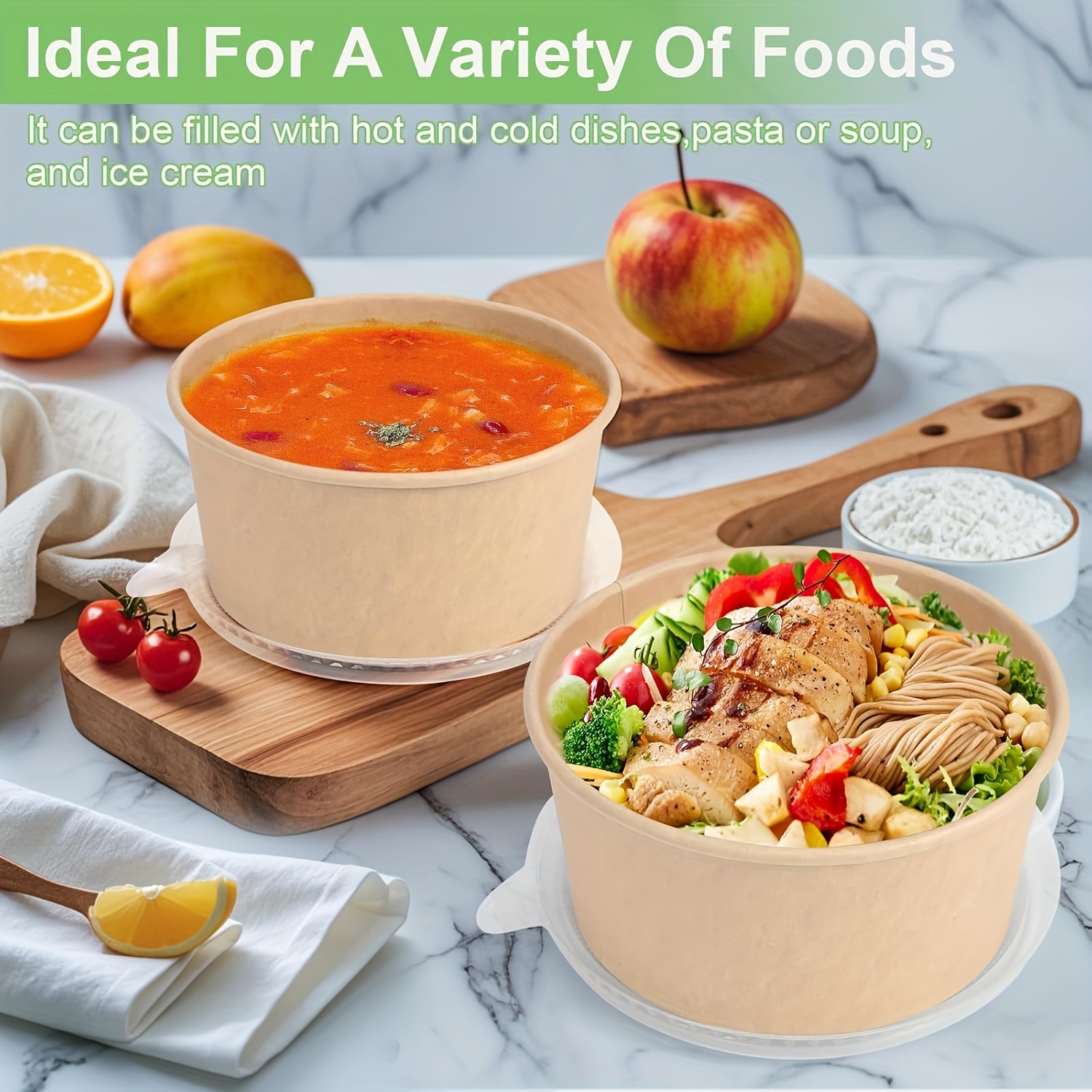 25Oz/750Ml 25/50 Pack Paper Bo - Meal Prep Food 리뷰 및 가격