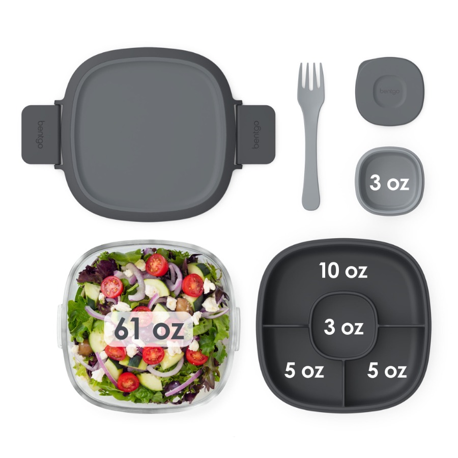 Versatile 5-Compartment Salad  - Meal Prep Healthy Lunch 리뷰 및 가격